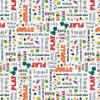 Henry Glass Born To Roar Dino Words Lt Gray Cotton Fabric By The Yard