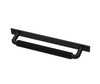Liberty P40318C-FB 5 1/16" Knurled Industrial Cabinet Pull w/ Backplate Matte Black