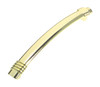 P84301-PB Polished Brass 5" Contempo Knuckle Design Drawer Pull