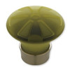 P30123C-MGN Moss Green Acrylic 1 3/8" Satin Nickel Pinwheel Knob Drawer Pull