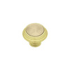 P50084C-PB3 Polished Brass Natural Maple 1 1/4" Cabinet Drawer Pull Knob