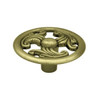 P796000C-AB 1 1/2" Ornate Pattern Antique Brass Cabinet Drawer Knob