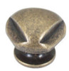 A62928AB 1 1/8" Antique Brass Triangle Top Cabinet Drawer Pull Knob