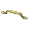 P50122V-AB Antique Brass Spoon Foot Design 3" Cabinet Drawer Knob Pull