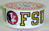 FSU Florida State University Grosgrain Ribbon 1 1/2" Wide  10 Yards