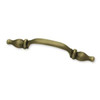 PN0537W-SBA  Satin Antique Brass 3" Legacy Cabinet Drawer Pull