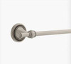 113593 Beaded 18" Towel Bar Bath Accessories Brushed Satin Pewter