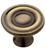 P50141-AB Round Ring Antique Brass Cabinet Drawer Pull Knob 10 Pack