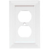 Peerless  W10766-W White Architect Single Duplex Cover