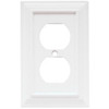 Peerless  W10766-W White Architect Single Duplex Cover