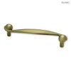 PN0702V-SBA-C Antique Brass 3 3/4" S Ball Style Cabinet Drawer Pull