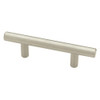 P02164-SS  2 1/2" Stainless Steel Bar Knob Drawer Pull