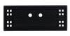 PN0046-MIB Horizontal Textured Matte Black Cabinet Drawer Backplate