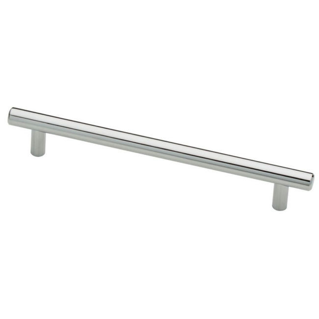 P01026CPC Polished Chrome Bar Drawer Pull Knob 5" Centers