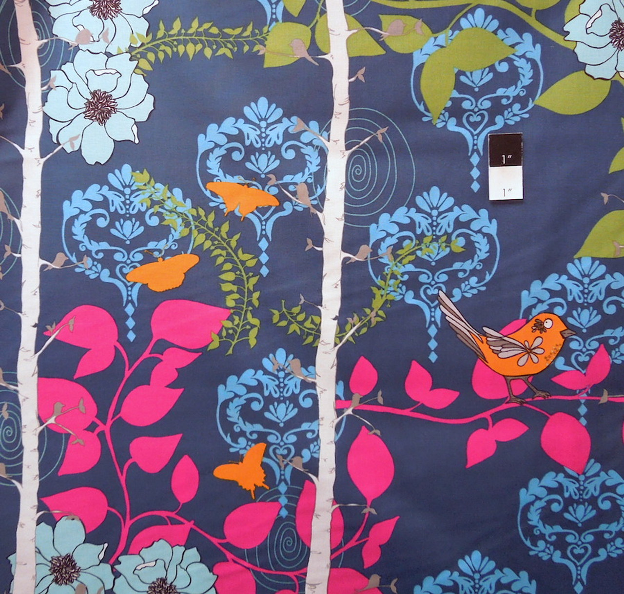 Valori Wells PWVW049 Novella Finnelopy Indigo Cotton Fabric By The Yard