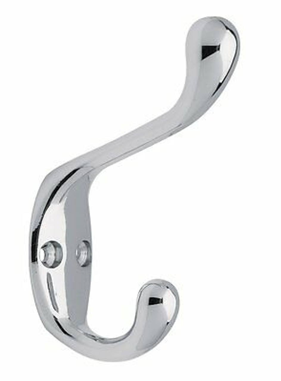 B42302-CHR 3" Heavy Duty Chrome Coat and Hat Hook