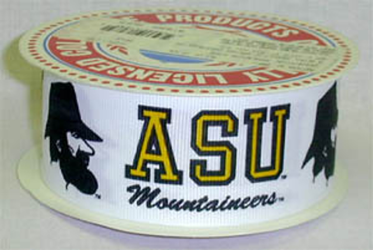 Appalachian State Grograin Ribbon 7/8" Wide By The Yard