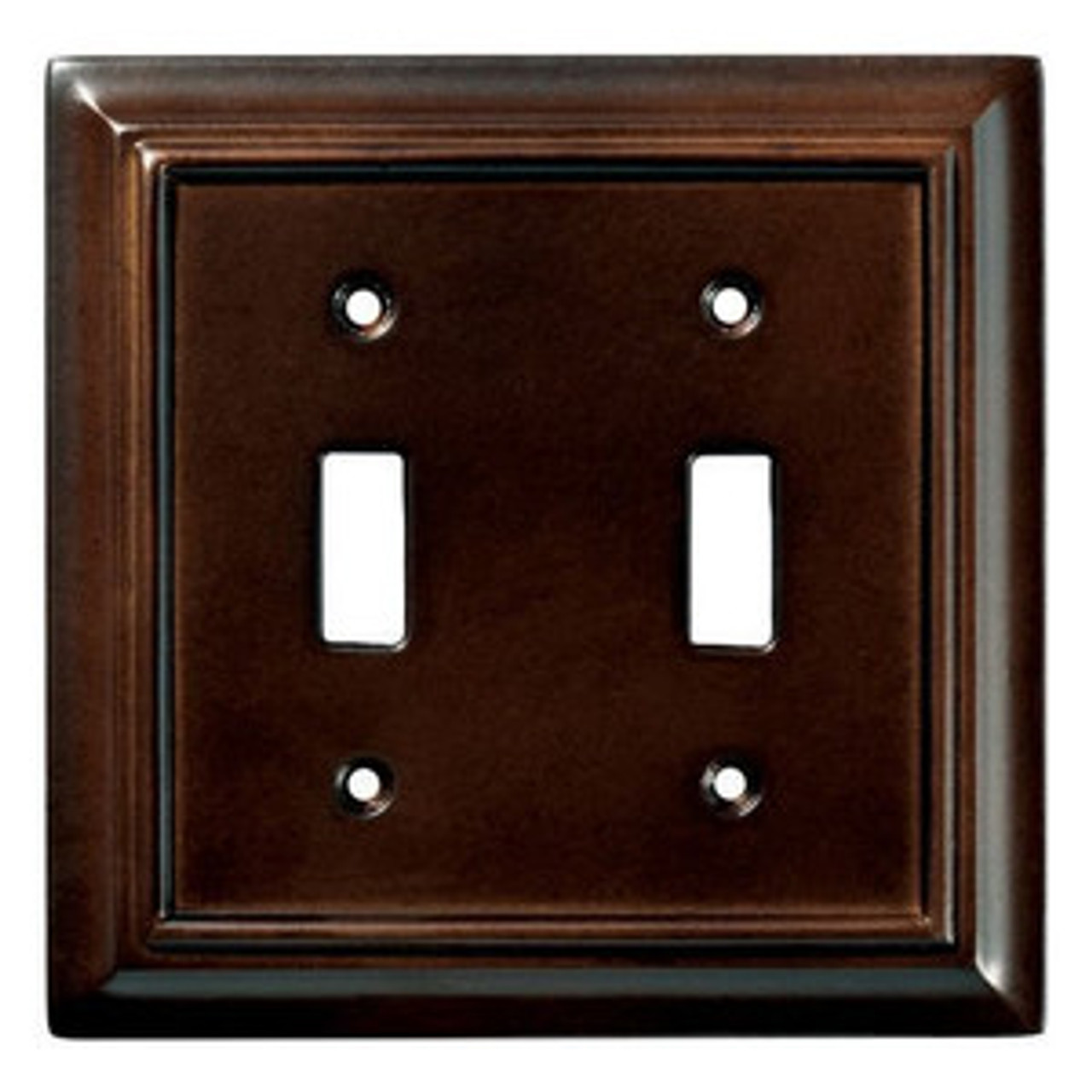 085-03-1462  Architect Espresso Double Switch Combo Cover Plate