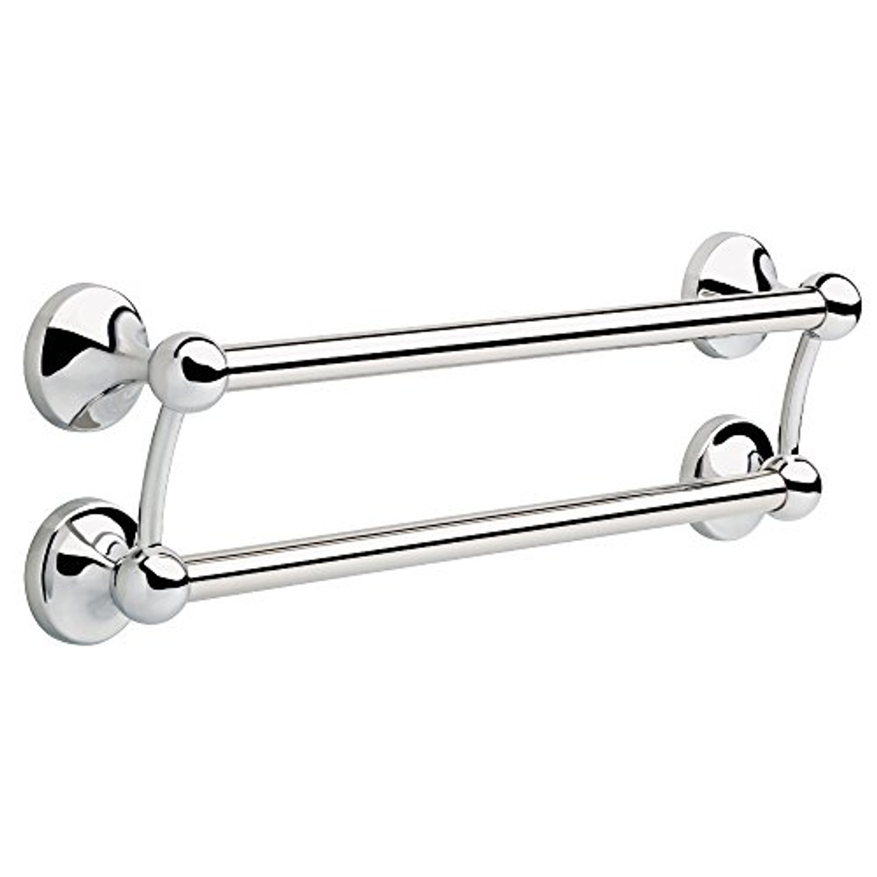 DF703PC Traditional 18" Double Towel Assist Bar Chrome Finish