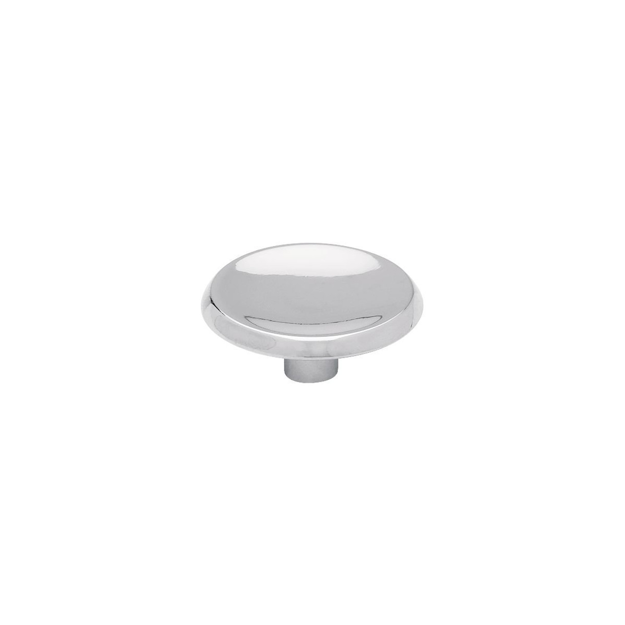 P65015-PC  Polished Chrome Concave 1 1/2" Cabinet Drawer Knob 2 Pack