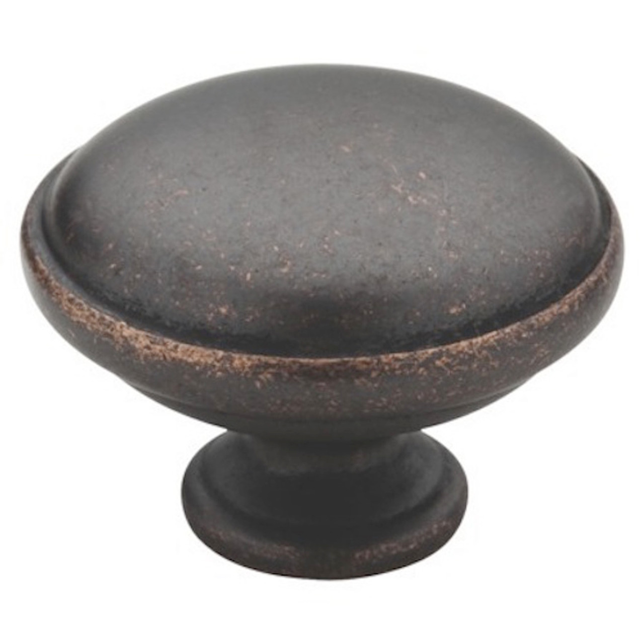 085-03-1051 1 1/4" Round Dome Top Statuary Bronze Cabinet Drawer Pull Knob 10 Pack