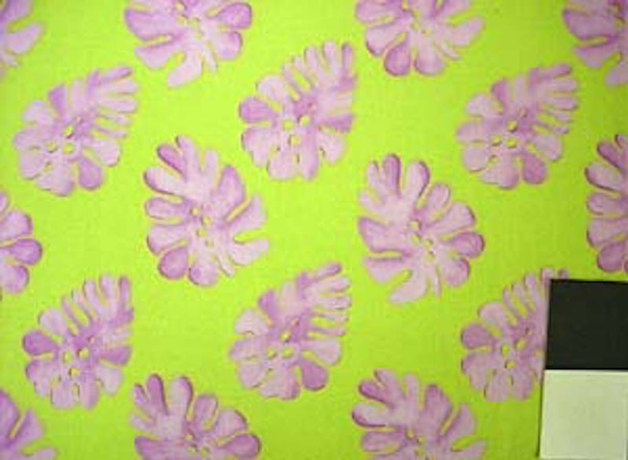 Tina Givens TG11 Banana Leaves Lilac Cotton Fabric 1 Yard
