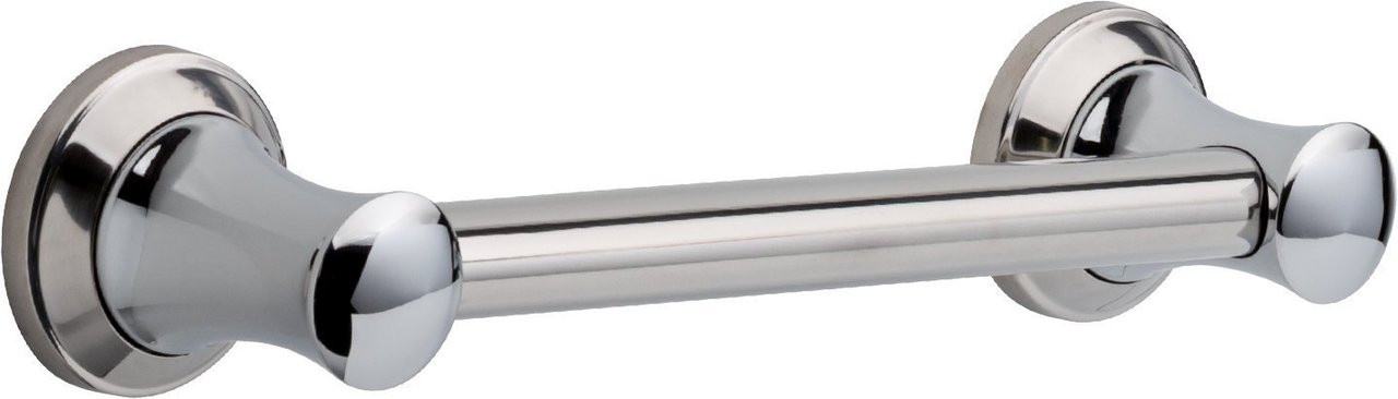 Delta 41712 12" Transitional Decorative ADA Grab Bar Chrome Finish