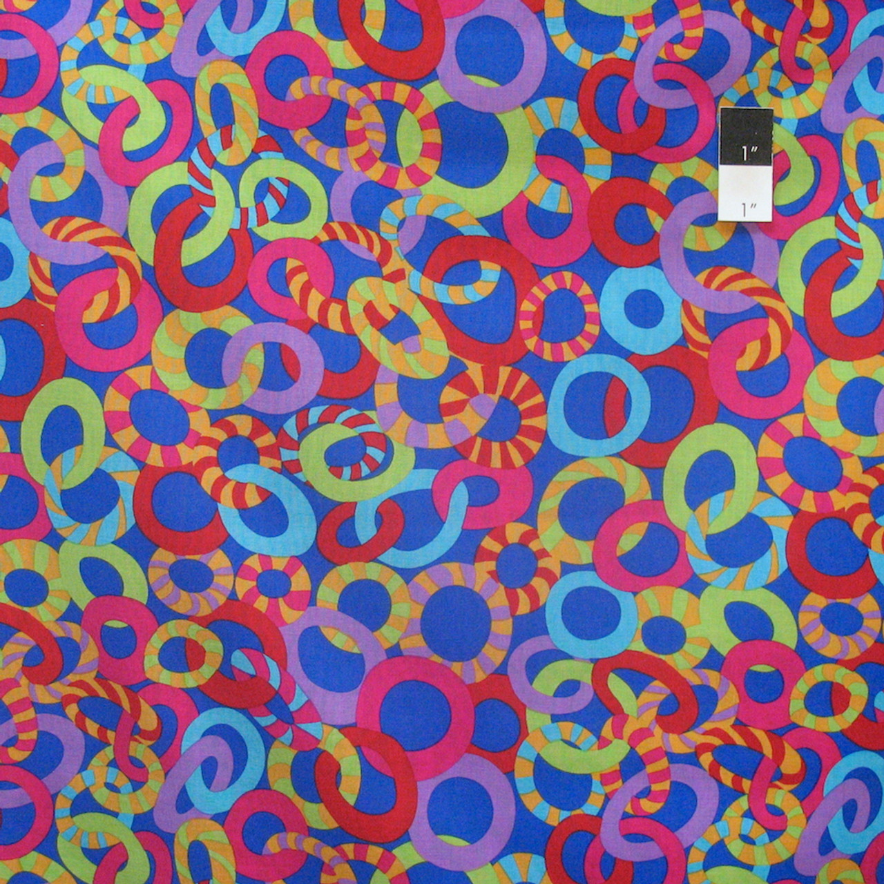 Brandon Mably PWBM040 Jolly Cobalt Quilt Cotton Fabric By The Yard