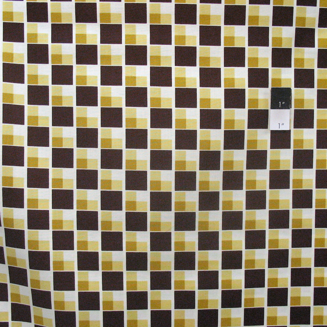 Denyse Schmidt PWDS071 Hadley Diagonal Blocks Sunflower Fabric 1 Yard