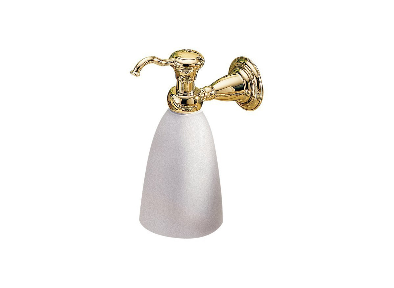 75055-PB Victorian Bath Soap Dispenser Polished Brass Finish