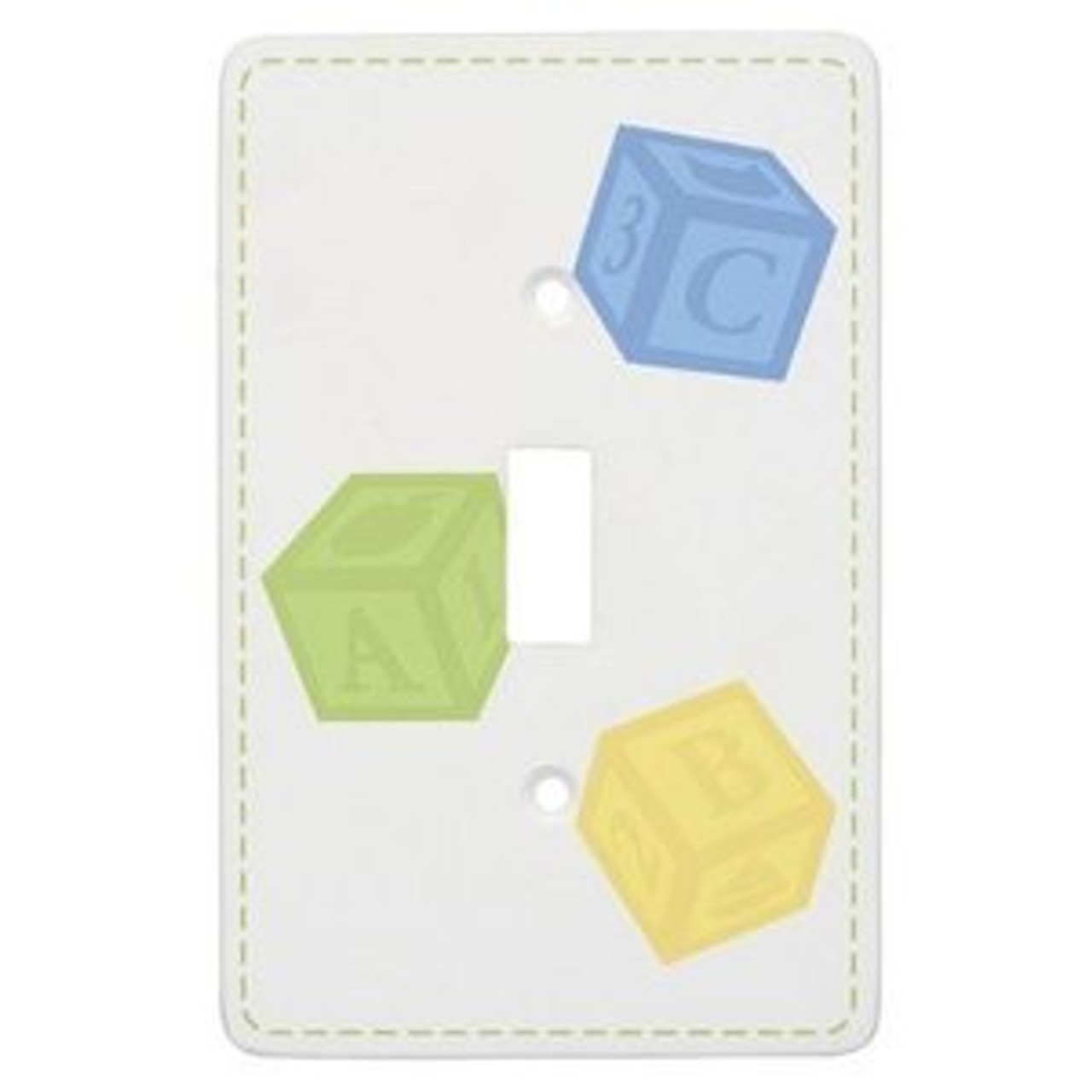 085-03-3606 Building Blocks Single Switch Cover Plate