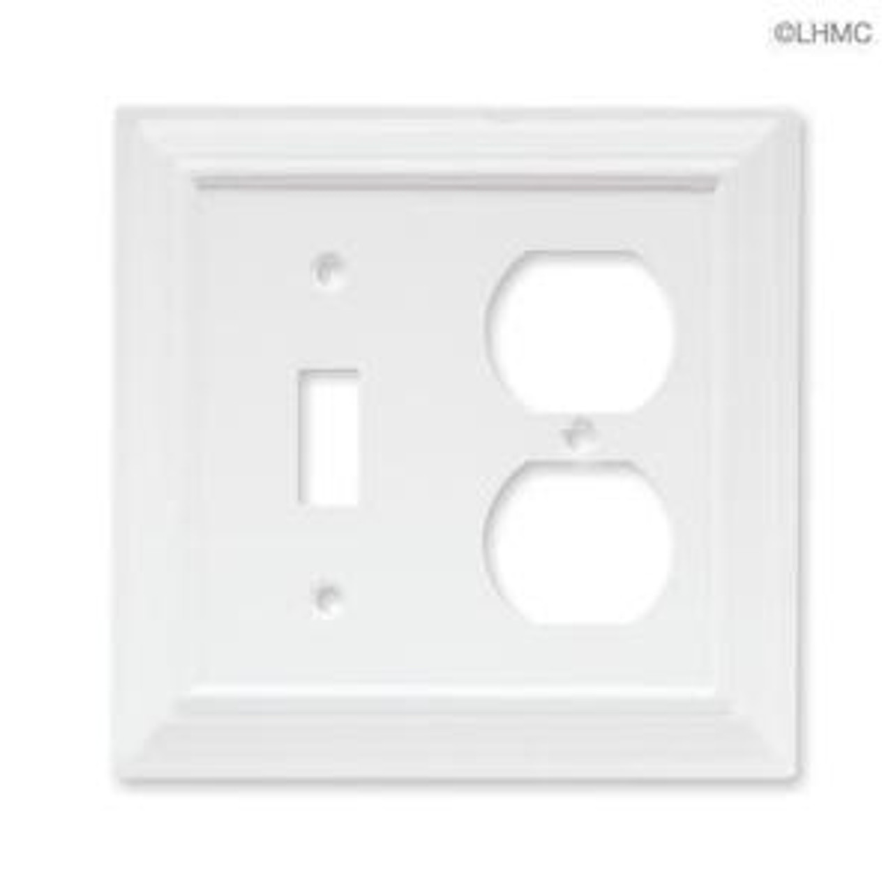 64544 White Architect Single Switch / Duplex Cover