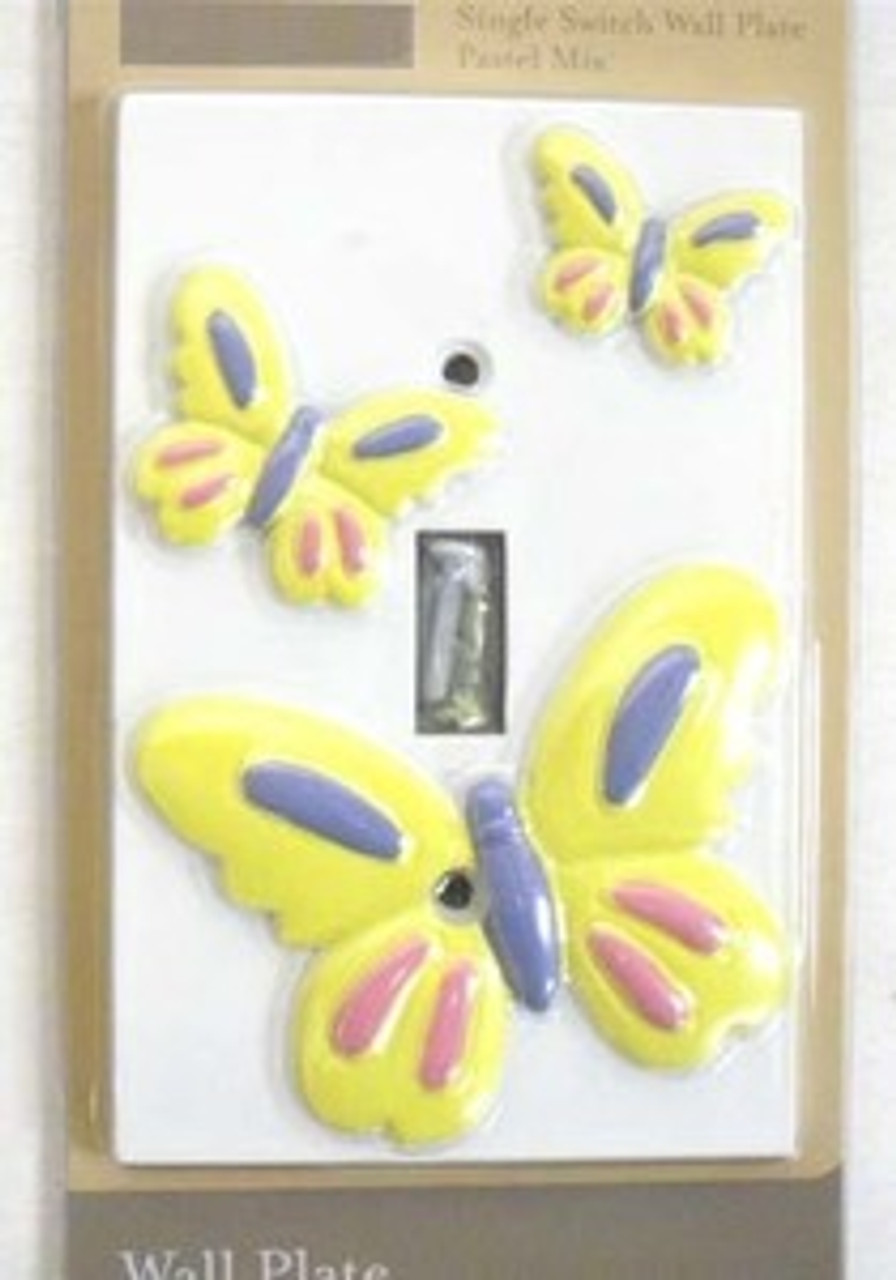 WP0640W-136 Butterfly Single Switch Cover Plate