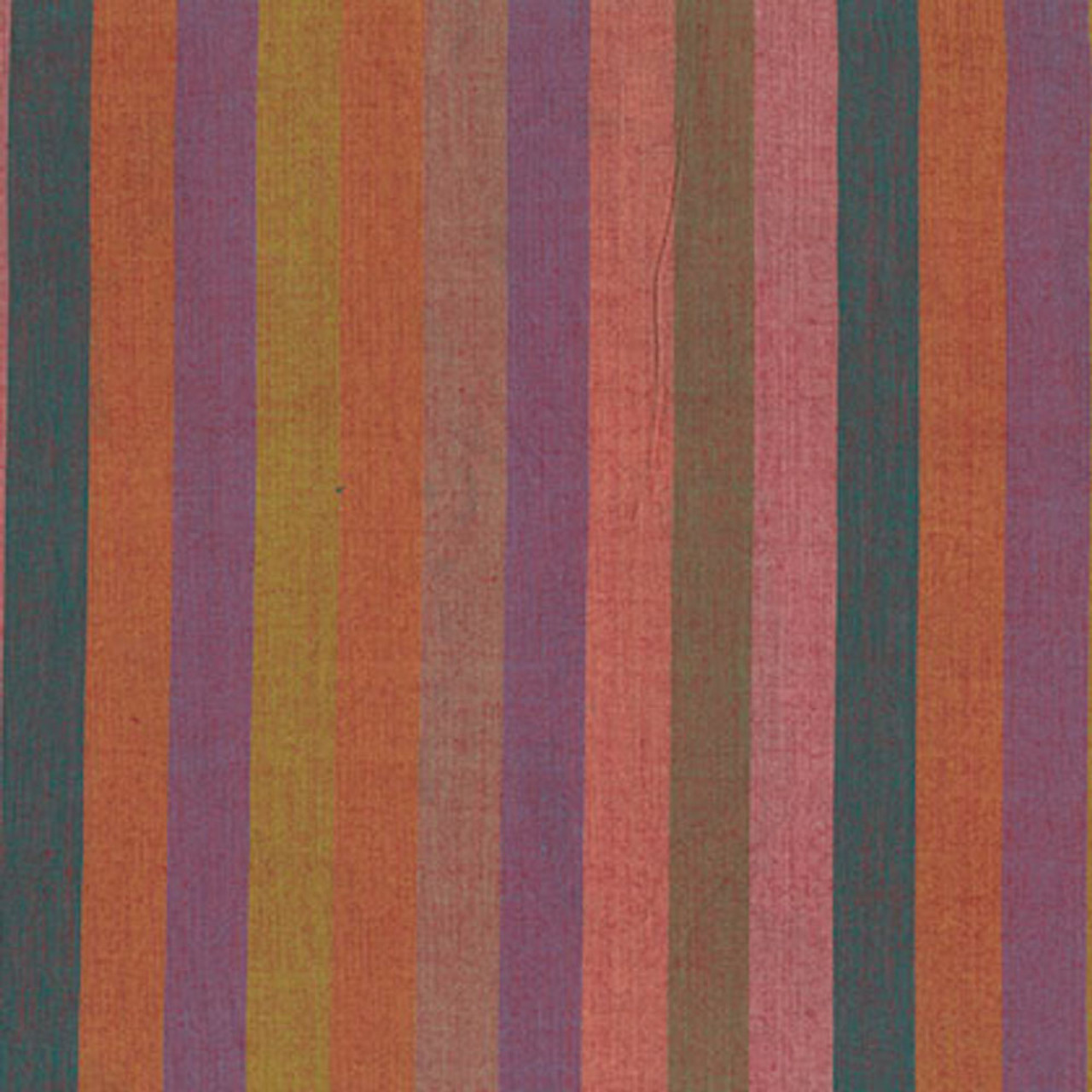 Kaffe Fassett Broad Stripe Sunset Woven Cotton Fabric By The Yard