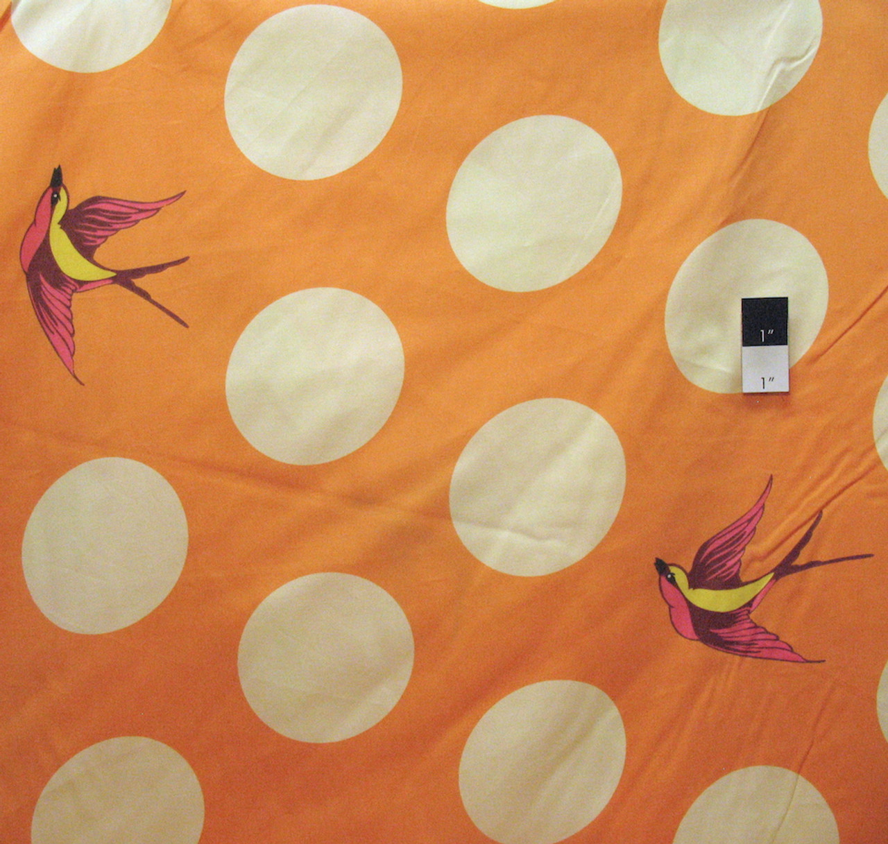 Tula Pink QBTP001 Free Fall Creamsicle 108" Cotton Quilt Backing Fabric By Yard
