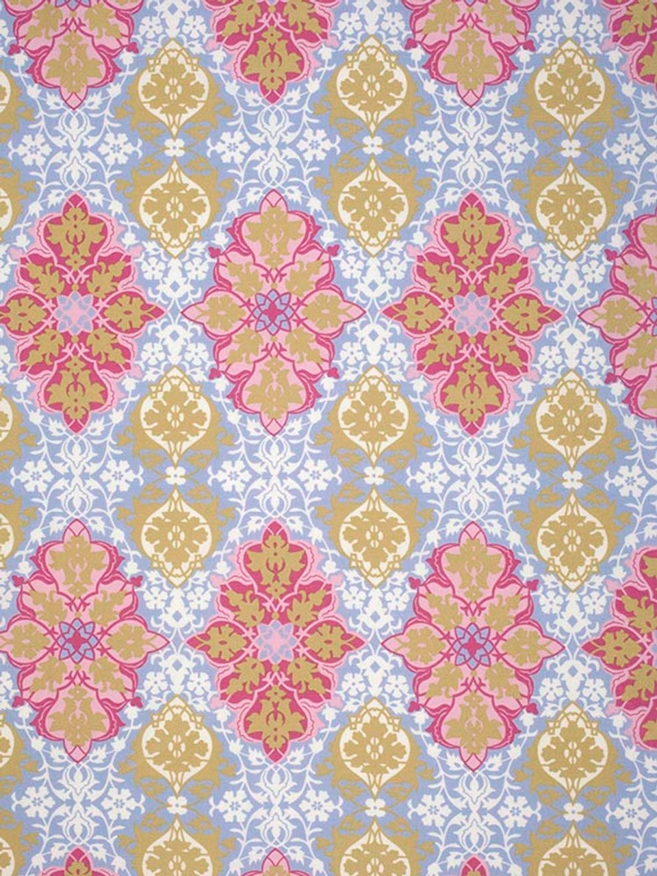 Jennifer Paganelli PWJP105 Hillary Nostalgia Blue Cotton Fabric By Yard