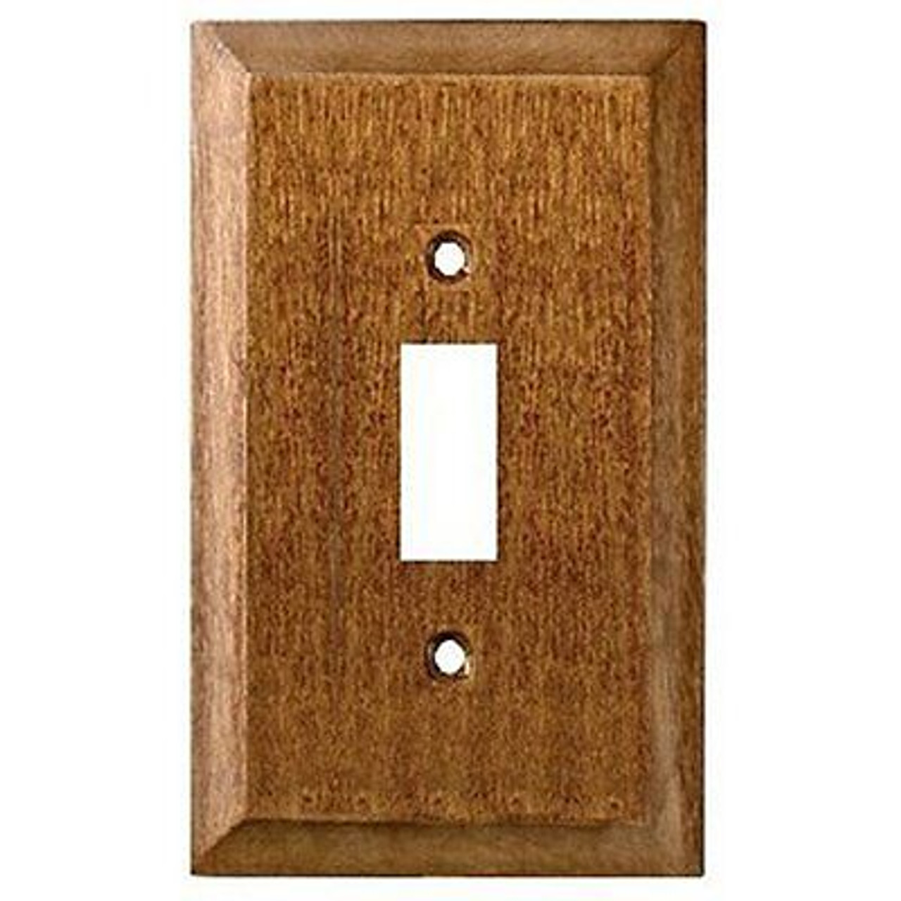 W29444-DCL Huntsfield Caramel Wood Single Switch Cover Plate