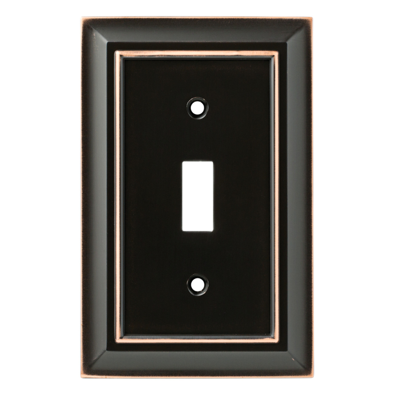 W10087-OB Architect Bronze w/ Copper Highlights Single Switch Cover Plate