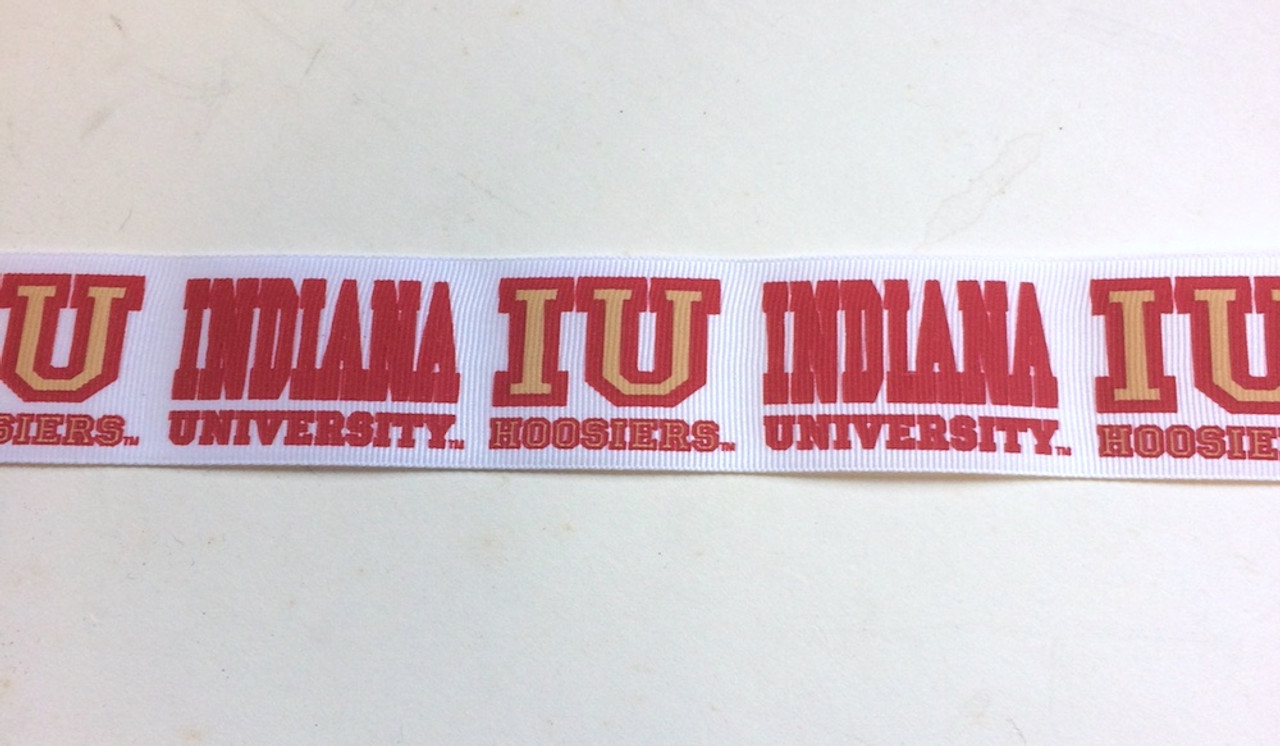 Indiana University Grosgrain Ribbon 10 Yds 1 1/2" Wide