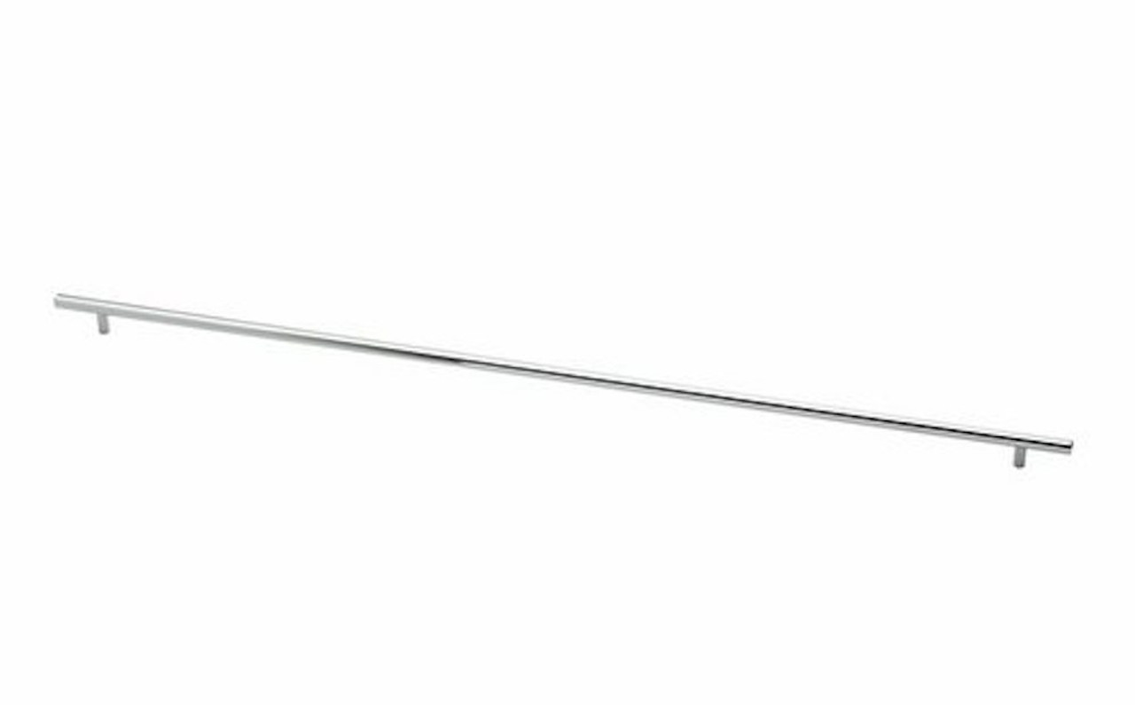 P01024-PC Polished Chrome Bar Drawer Pull 30 1/4" Centers 33 3/8" Length