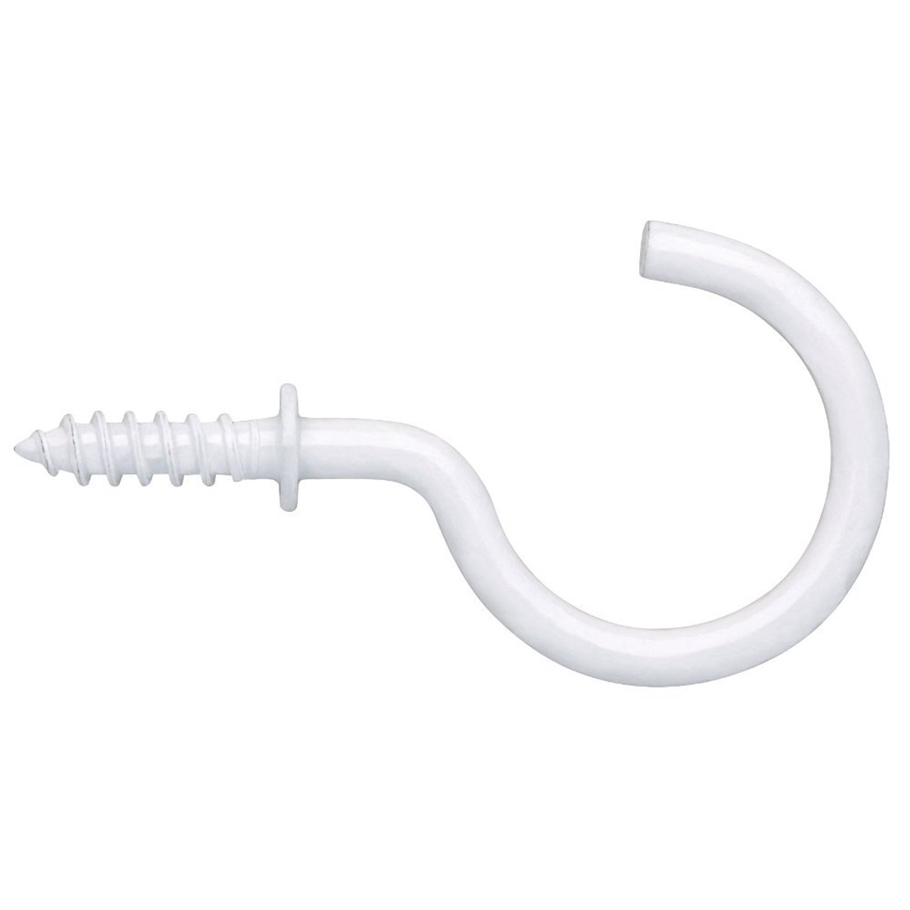 Arrow 160381 1 1/4"  Cup Hook White Coat and Hat Hook Pack of 18