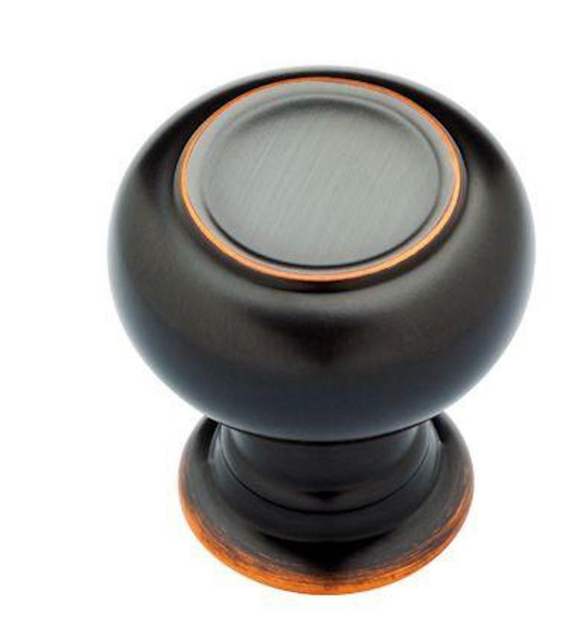 Liberty P33743-OB 1 1/8" Bronze & Copper Porter Cabinet Drawer Knob 4 Pack