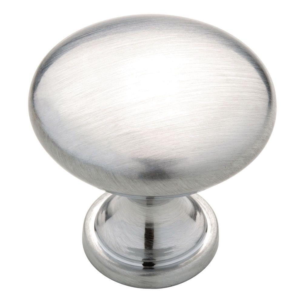 Liberty 1 1/4 Inch Chrome Hollow Round Cabinet Drawer Knob - Polished Finish