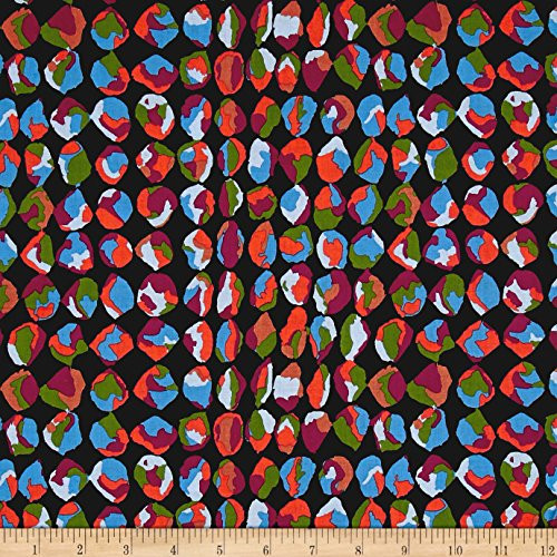 Brandon Mably PWBM061 Baubles Black Quilting Cotton Fabric By The Yard
