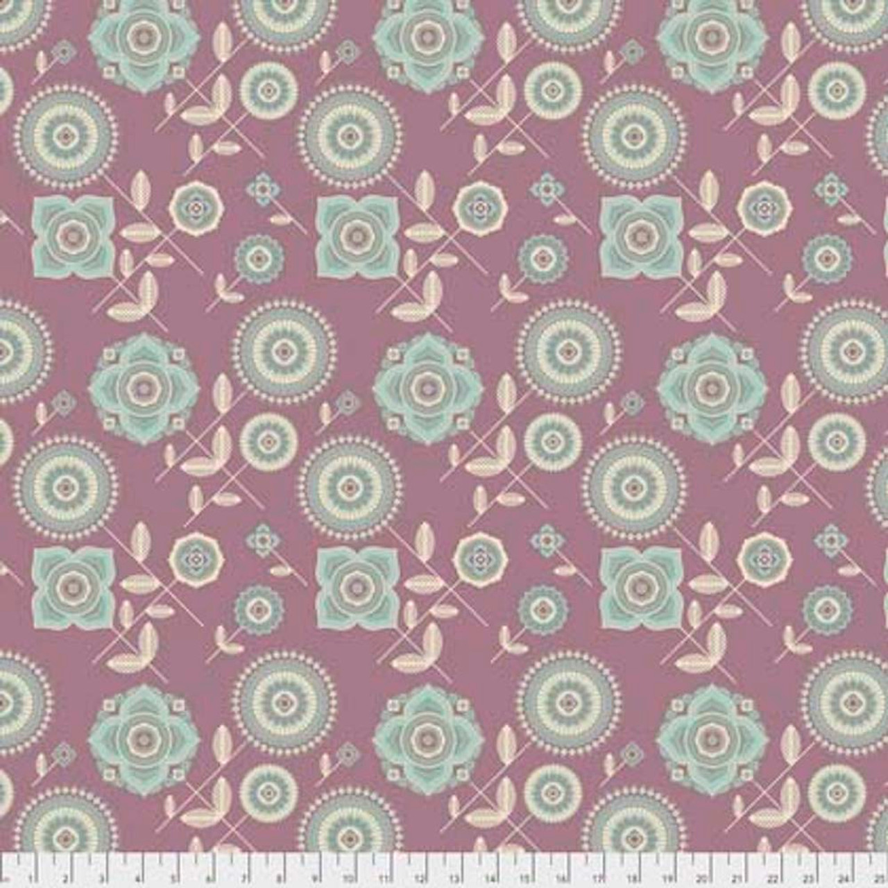 Joel Dewberry Avalon PWJD154 Delphina Blush Cotton Fabric By Yd