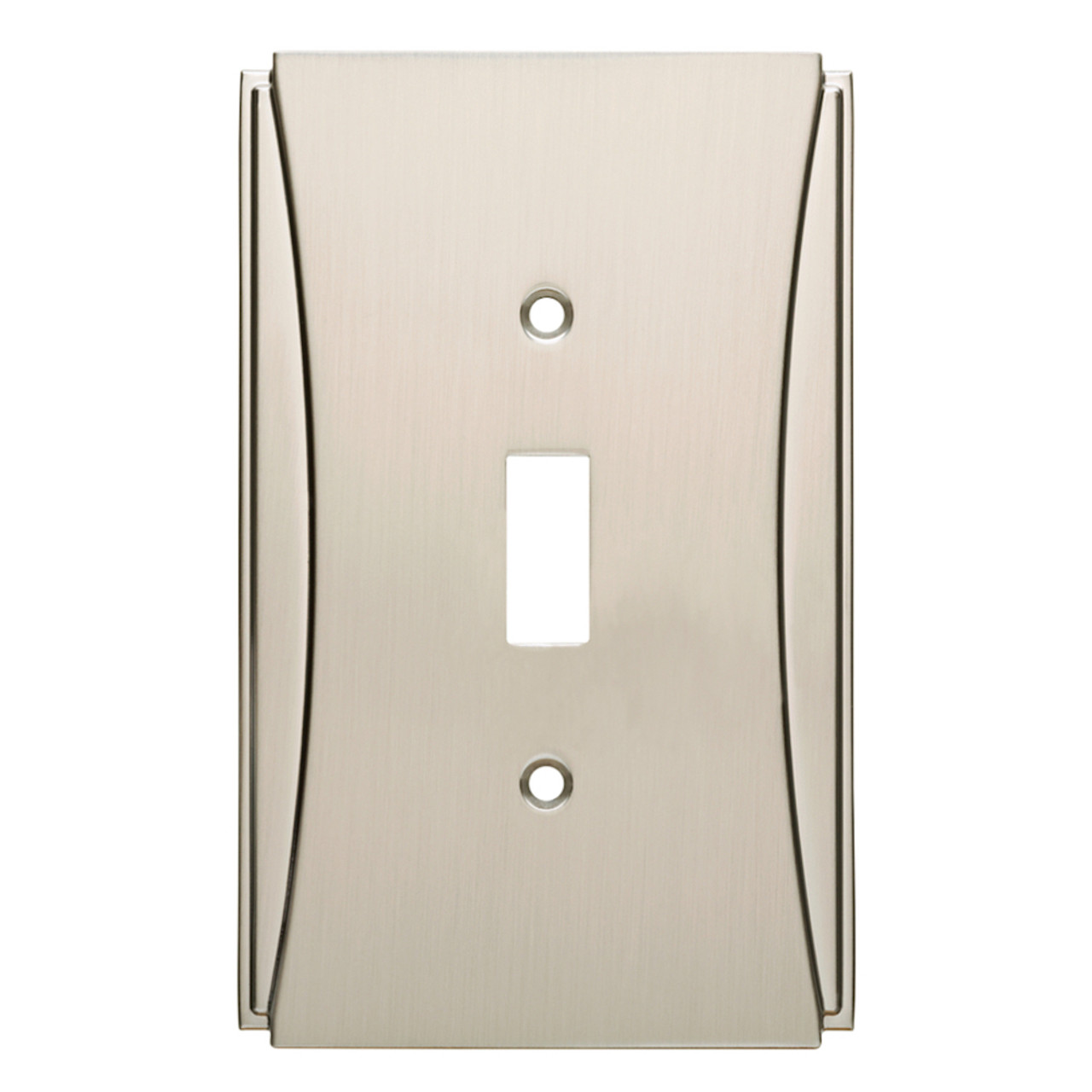 W32771SN Upton Satin Nickel Single Switch Cover Plate