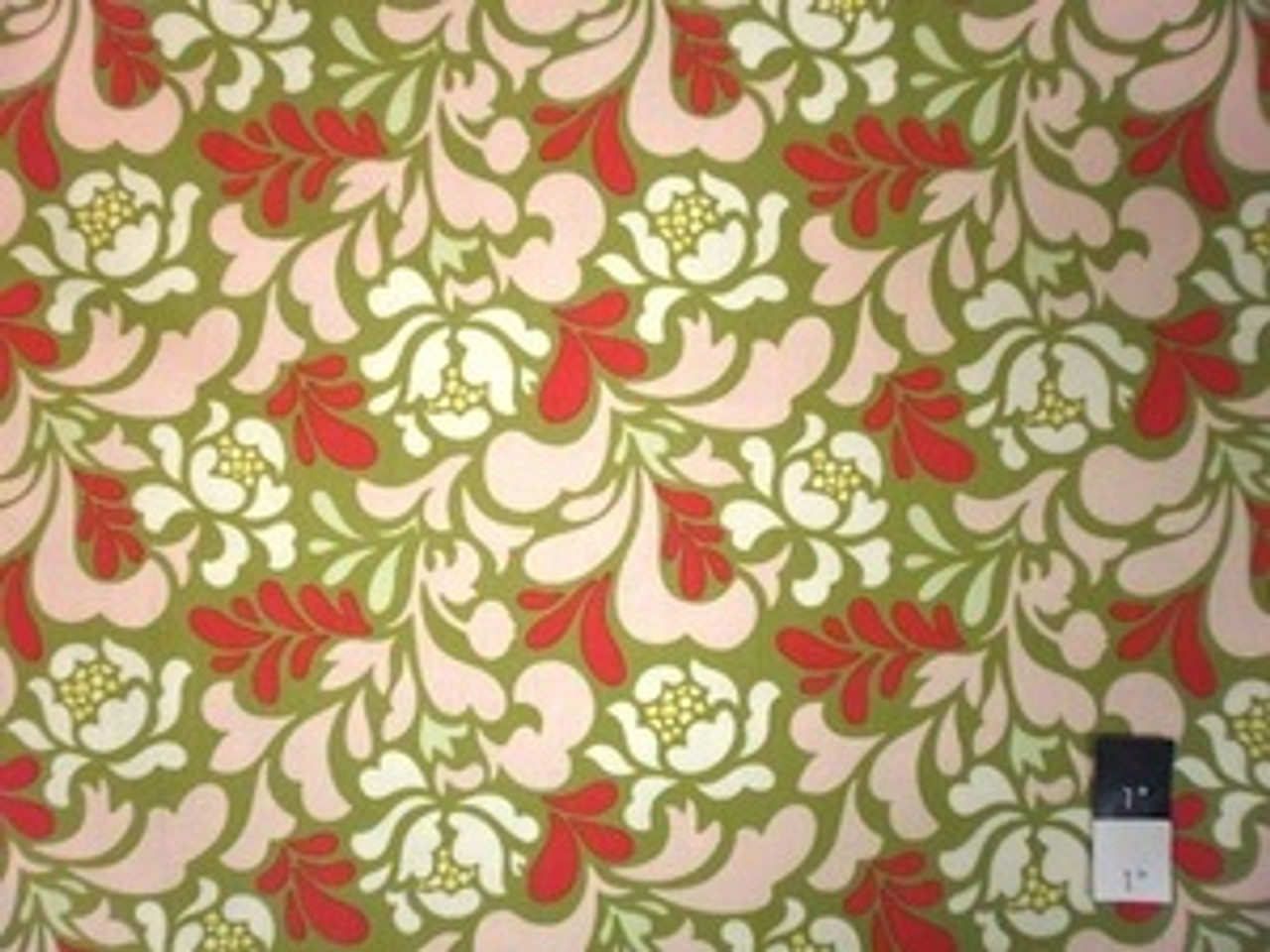 Heather Bailey HB04 Pop Garden Sway Peach Fabric 1 7/8 Yard