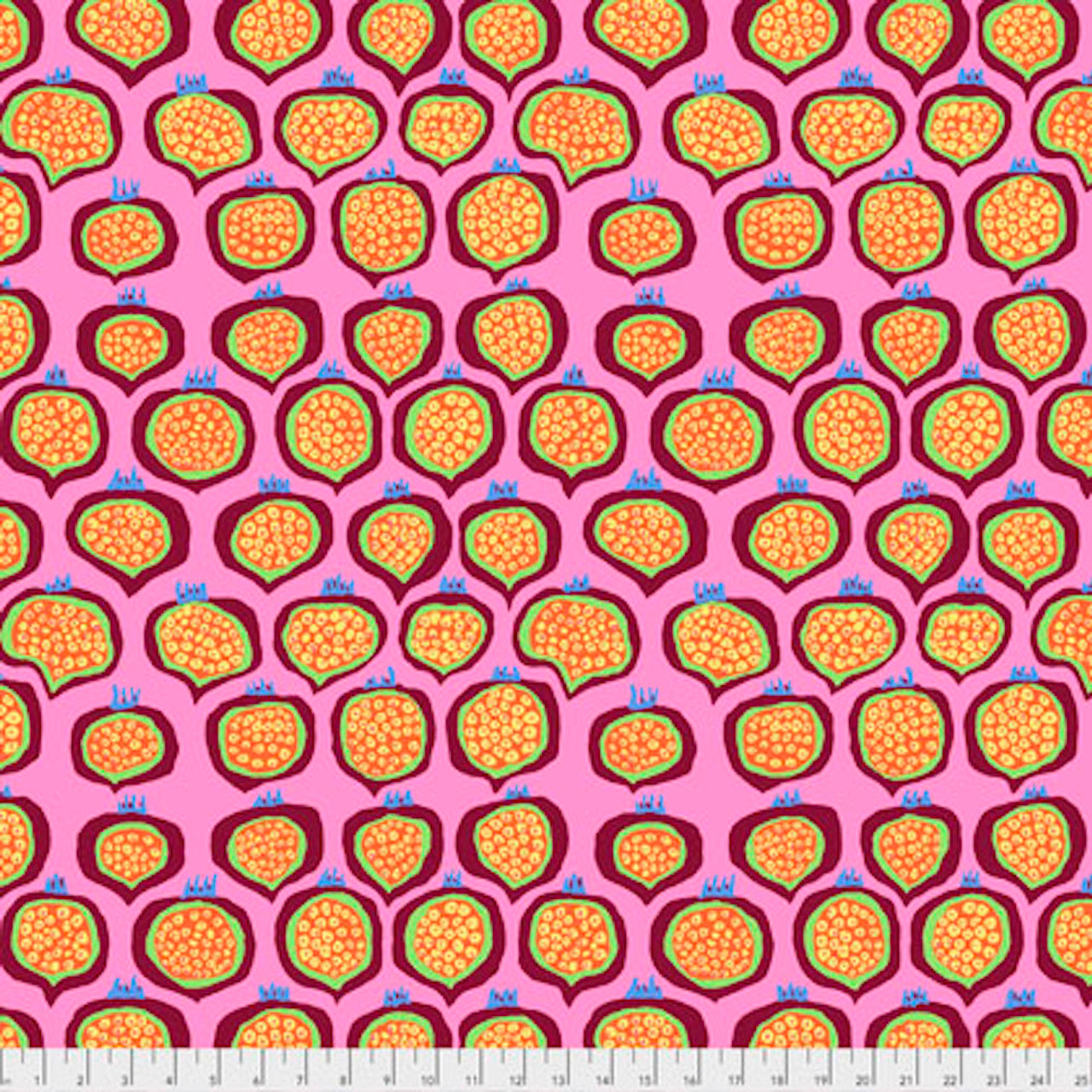 Brandon Mably PWBM067 Pomegranate Pink Quilting Cotton Fabric By The Yard