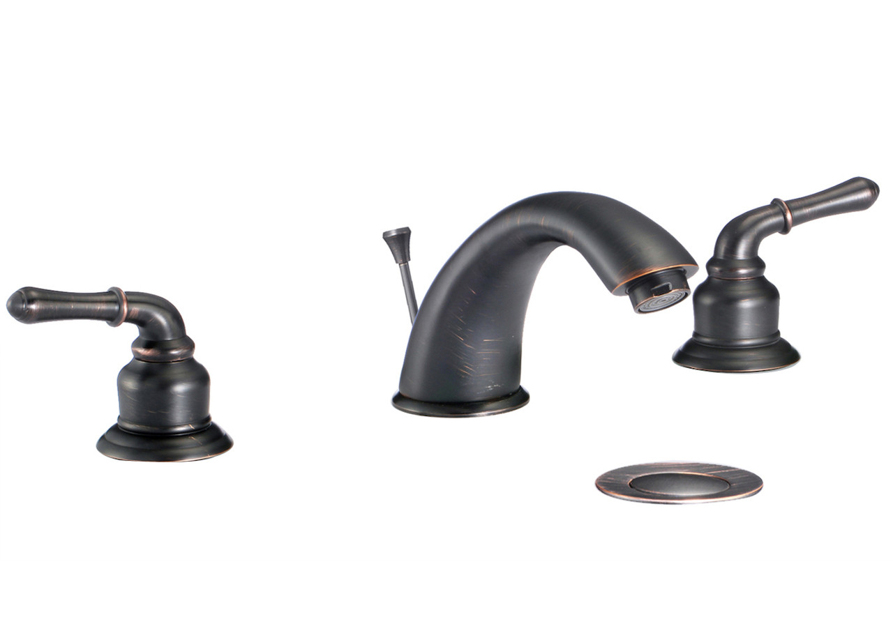 FBX Merritt 83H03-ORB Bath 2 Handle Widespread Faucet Oil Rubbed Bronze