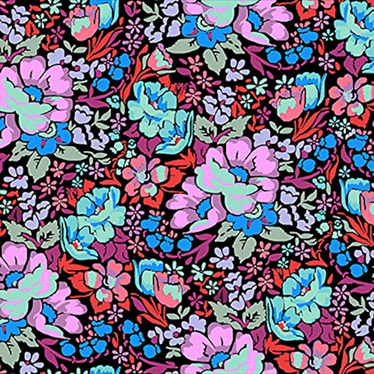 Anna Maria Horner PWAH083 Floral Retrospective Overachiever Velvet Fabric By Yd